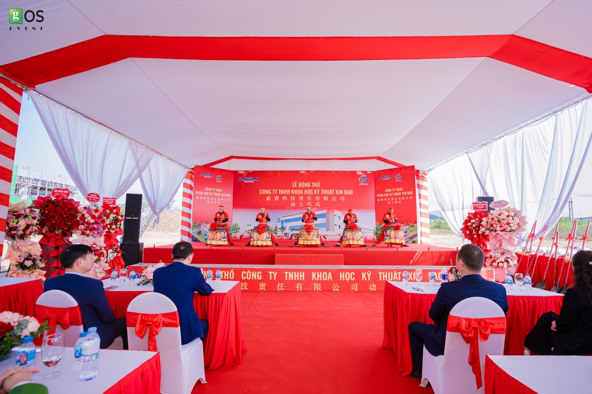chi phí tổ chức lễ động thổ - GOS Event