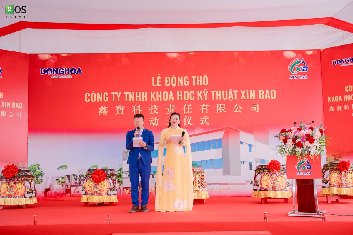 tổ chức lễ động thổ tại nghệ an - GOS Event
